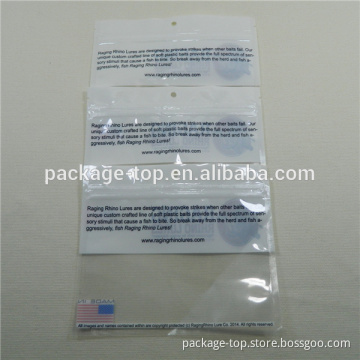 custom logo printed ziplock fishing carp bait bag